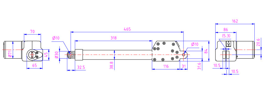 Các động cơ DC trục tuyến thường được sử dụng trong các ứng dụng cụ thể trong một kiểu nhỏ gọn như phương tiện không gian.