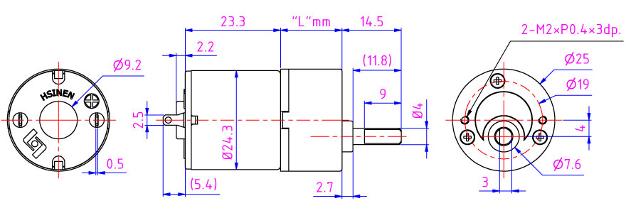 Micro motor de alta velocidade de 6V para dispensador de líquidos, máquina de moeda, impressora.