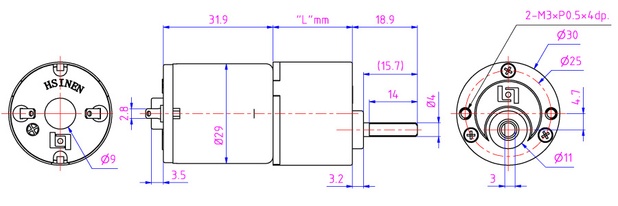 Động cơ DC có hộp số giúp dễ dàng điều chỉnh tốc độ và hiệu suất tùy chỉnh bởi nhà sản xuất giảm tốc.